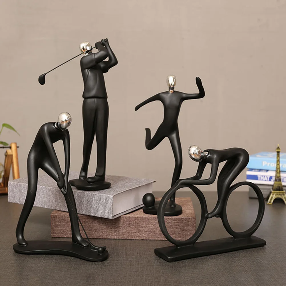 

Household Decoration Creative Ornament Resin Athlete Desktop Adornment