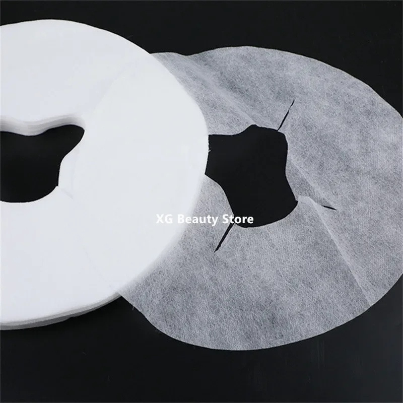 100/200/500PCS Non Woven Disposable Table Sheets Massage Headrest Pads Face Pillow Hole Cover Fabric Cradle Tattoo Accessories