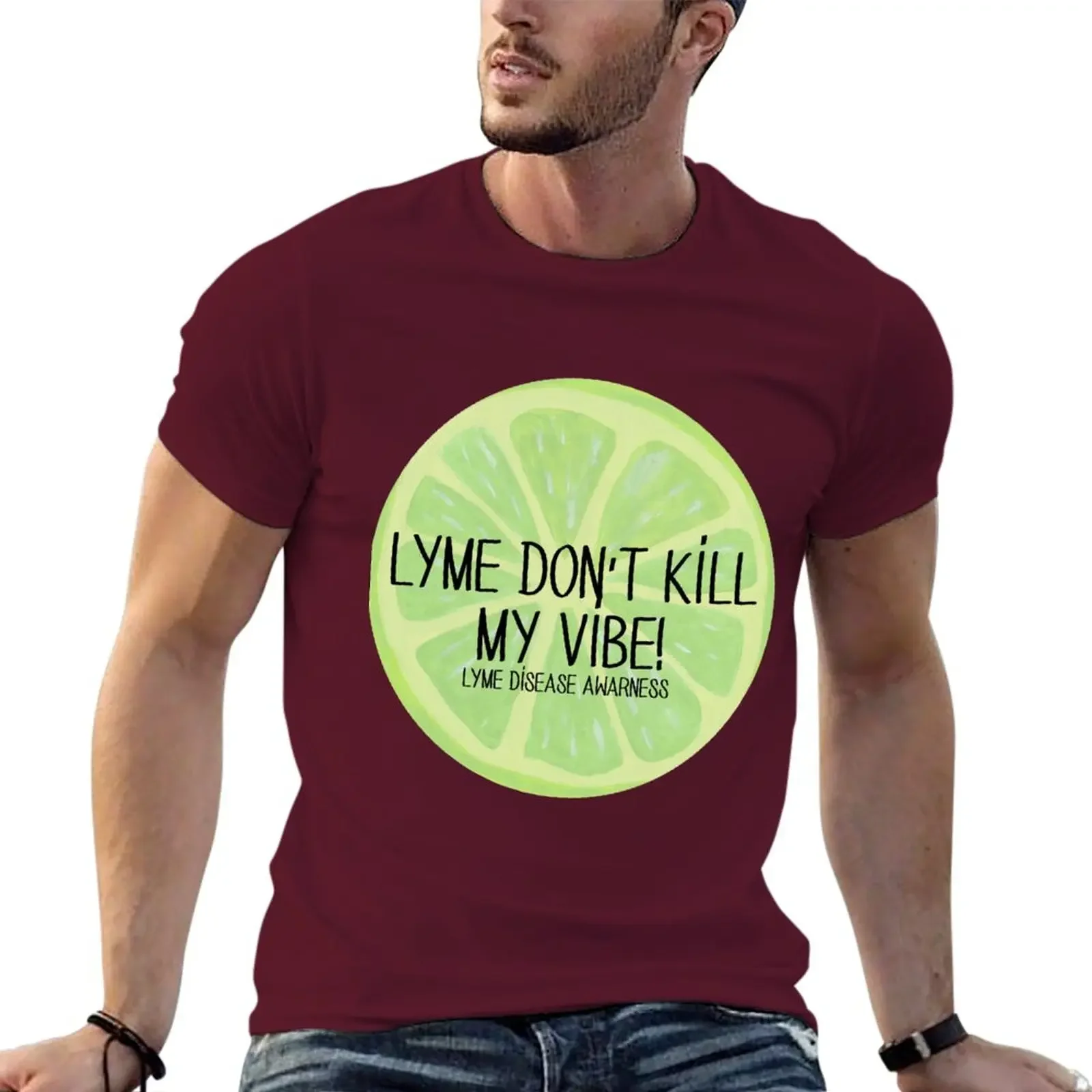 black vintaget shirts for men New Lyme Don't Kill My Vibe! Part 2 T-Shirt clothing harajuku graphic oversized summer funny