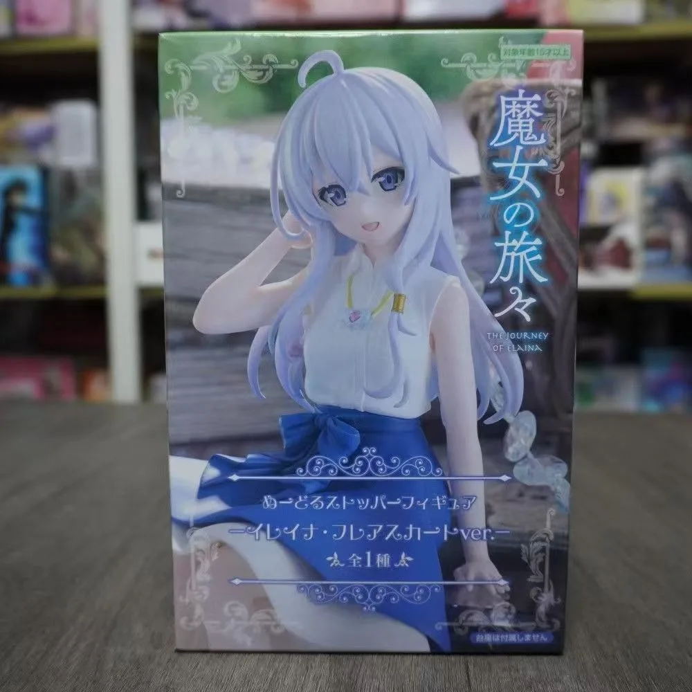 In Stock FuRyu Noodle Stopper Anime Wandering Witch The Journey of Elaina Anime Figure Model Toys desktop ornament Gifts