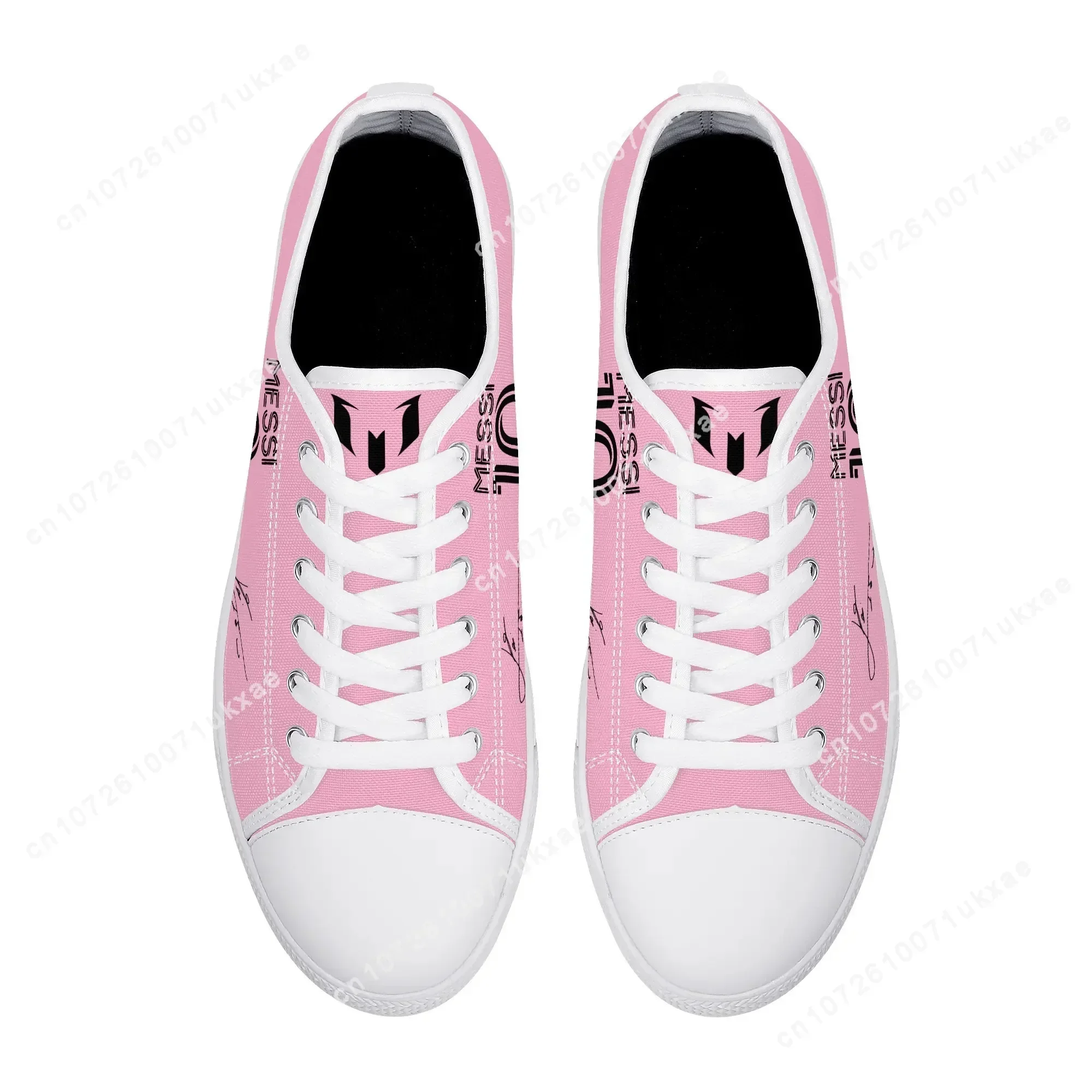 M-Miami M-Messi 10 Logo Argentina Low Top Sneakers Mens Womens Teenager High Quality Canvas Sneaker Couple Shoes Custom Shoe