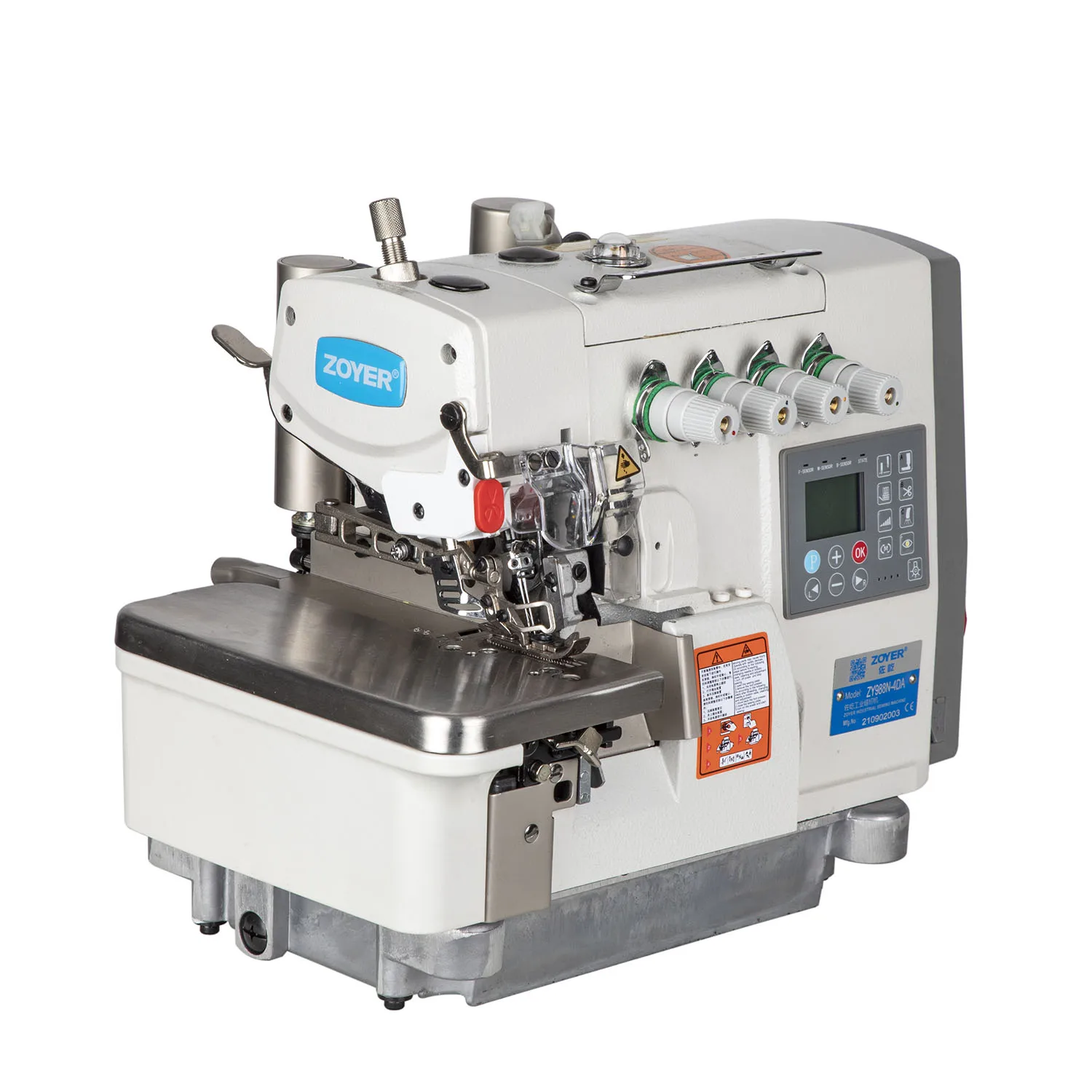 ZY988N-4DA Full Automatic Mechatronics High Speed Computerized Overlock Sewing Machine