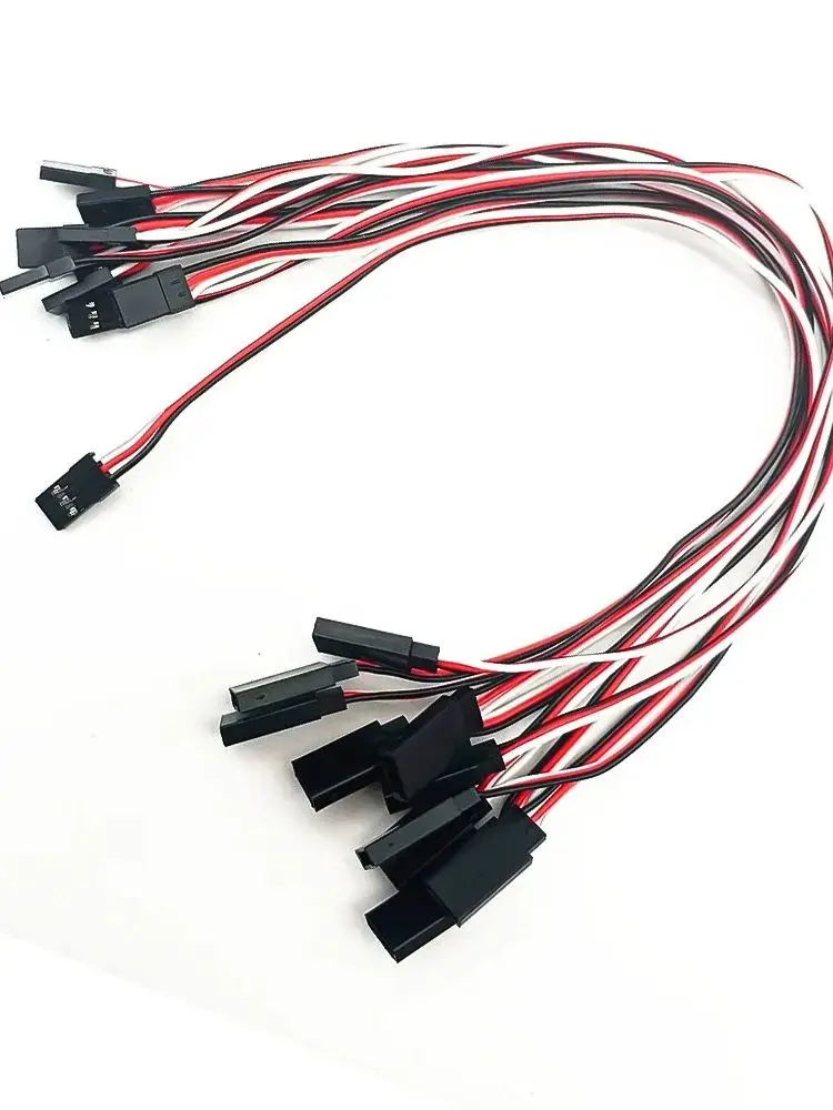 15cm 30cm 50cm Servo-Verlängerungskabel 3-Pin Servo-Verlängerungskabel Stecker auf Buchse für RC Auto Hubschrauber Boot Servo