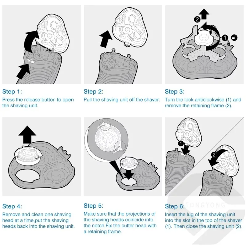 Рисунок 5 - HQ8 для Philips HQ7110 HQ7310 HQ7320