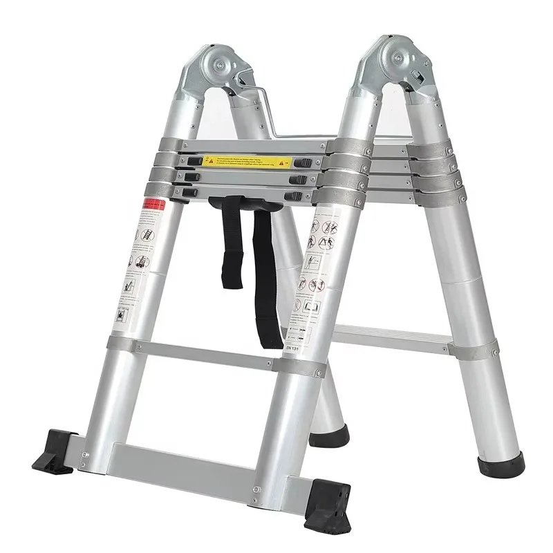 

5.0M Multi-purpose Aluminium Soft Close Telescopic Ladder Multi Standard Certified