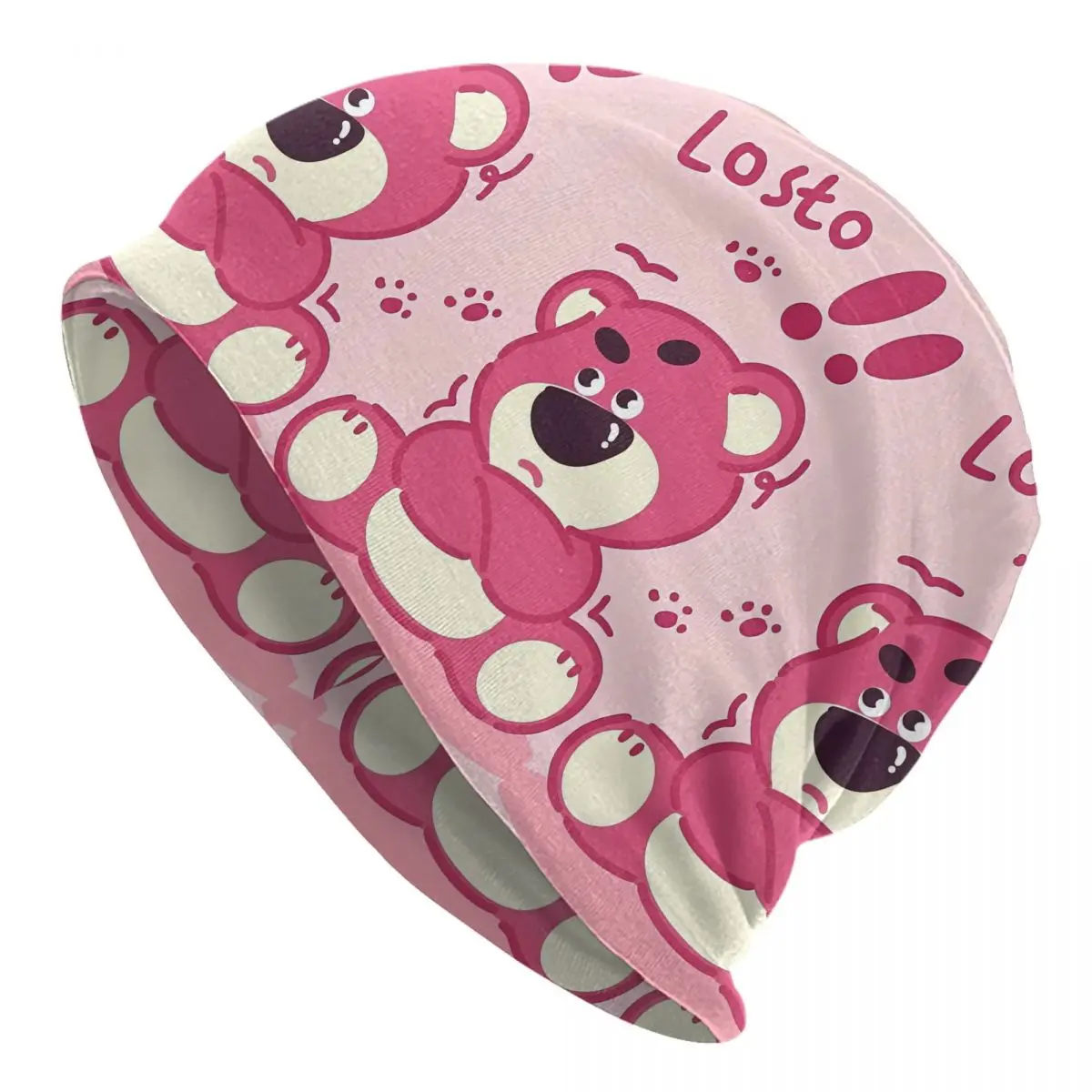 

Мультяшные игрушки, кепка Lotso, крутая осенне-зимняя уличная шапка Skullies, весенняя теплая термоэластичная шапка с капюшоном