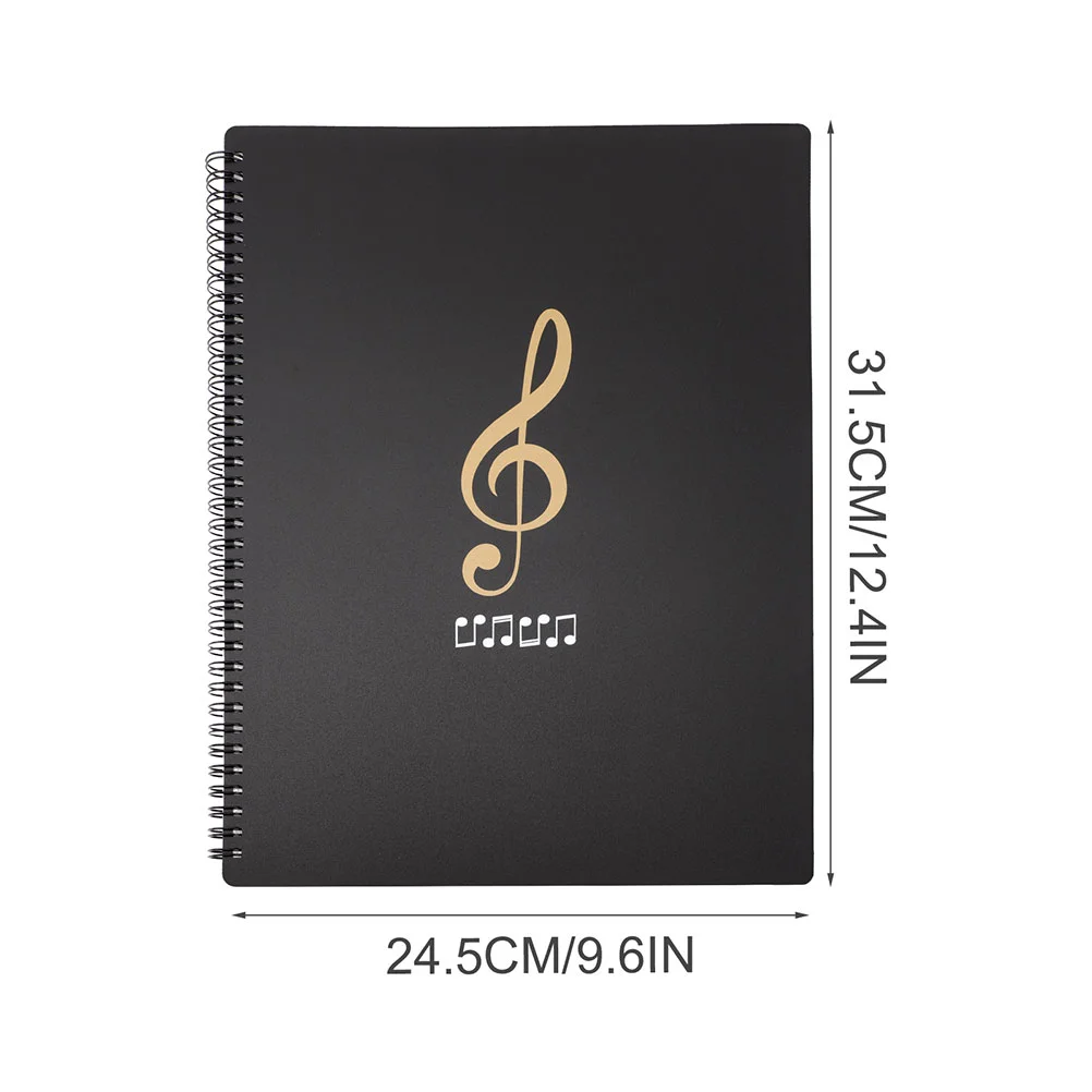 Sheet Music Folder Piano Score A4 Office Supply Size Paper File Document Holder Organizer