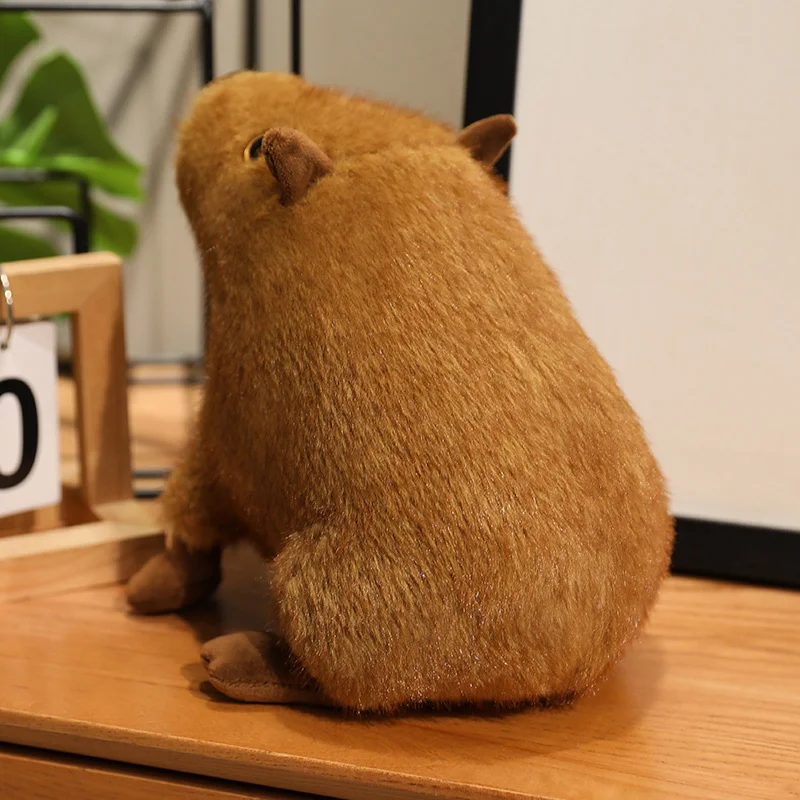 1 PC 22 ซม.ใหม่ Capybara Plush ของเล่นจําลอง Capibara ตุ๊กตาตุ๊กตาสัตว์ของเล่นของขวัญน่ารักสําหรับวันเกิด Xmas