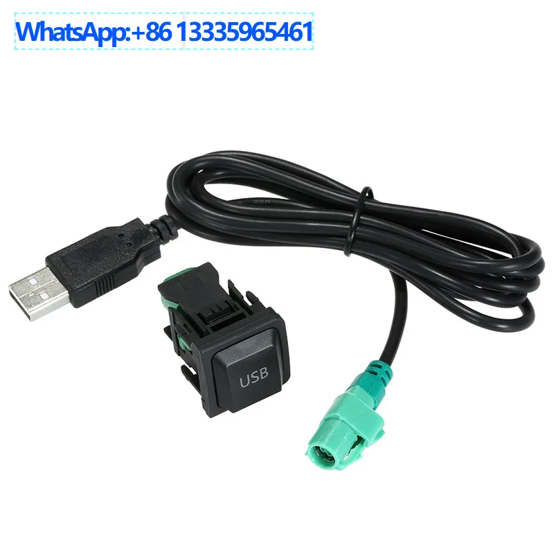 

Подходит для Volkswagen Bora Suiteng Maiteng Touan Octavia Jingrui Langyi USB-кабель-переходник с 4-контактным разъемом для аудиосиденья USB