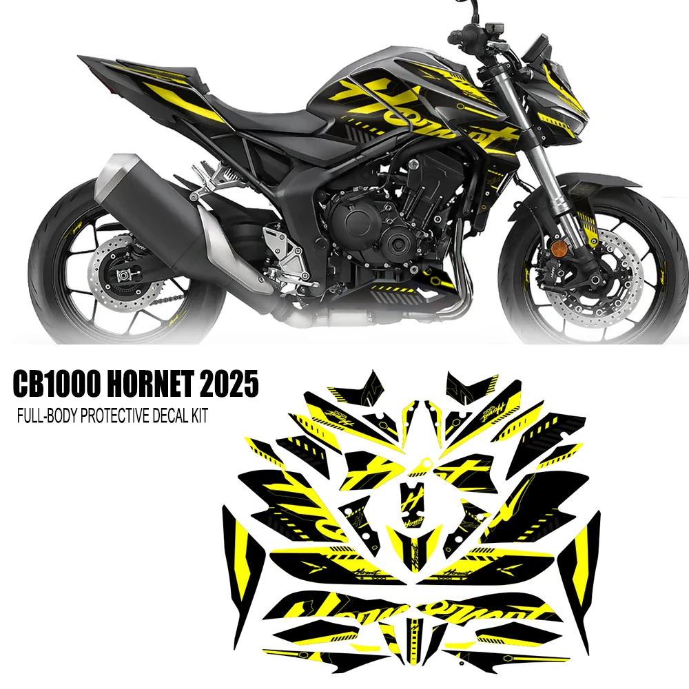 

Для Honda CB1000 Hornet 2025 комплект защитных наклеек для всего тела CB 1000 водонепроницаемые и устойчивые к царапинам защитные наклейки для краски
