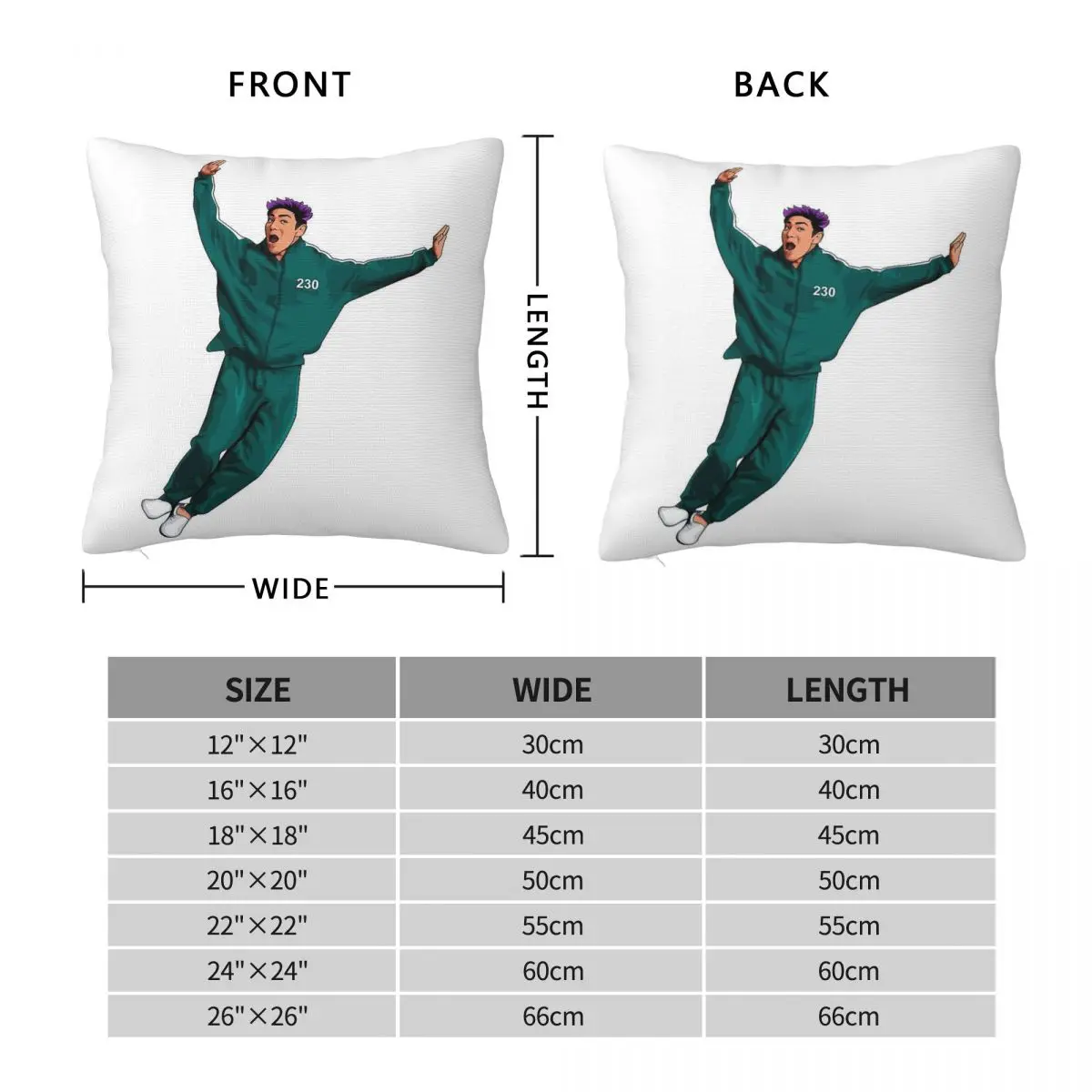 Player 230 Square Pillowcase Polyester Linen Velvet Creative Zip Decorative Sofa Seater Cushion Cover 18
