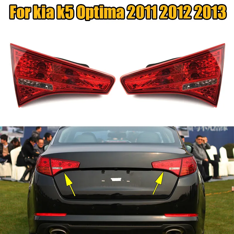 

Inside Rear Bumper Tail Light Assembly Stop Light Rear Brake Light Tail lamp For Kia K5 Optima 2011 2012 2013 ABS Tail Lights