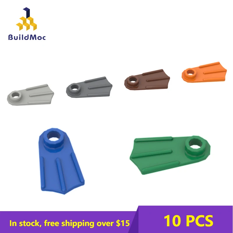 

10PCS MOC 59275 Replaceable Assembles Frogman fins For Building Blocks Parts DIY Construction Classic Brand gift Toys