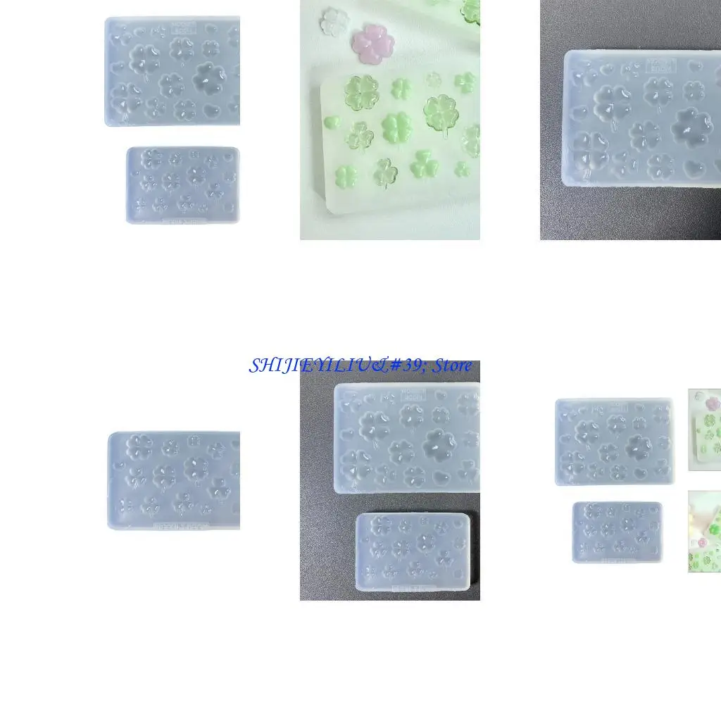 

E21F Easy Releasing Silicone Mold Handmade Pendant Making Molds Silicone Texture Suitable for Crafting Plant Series Pendant