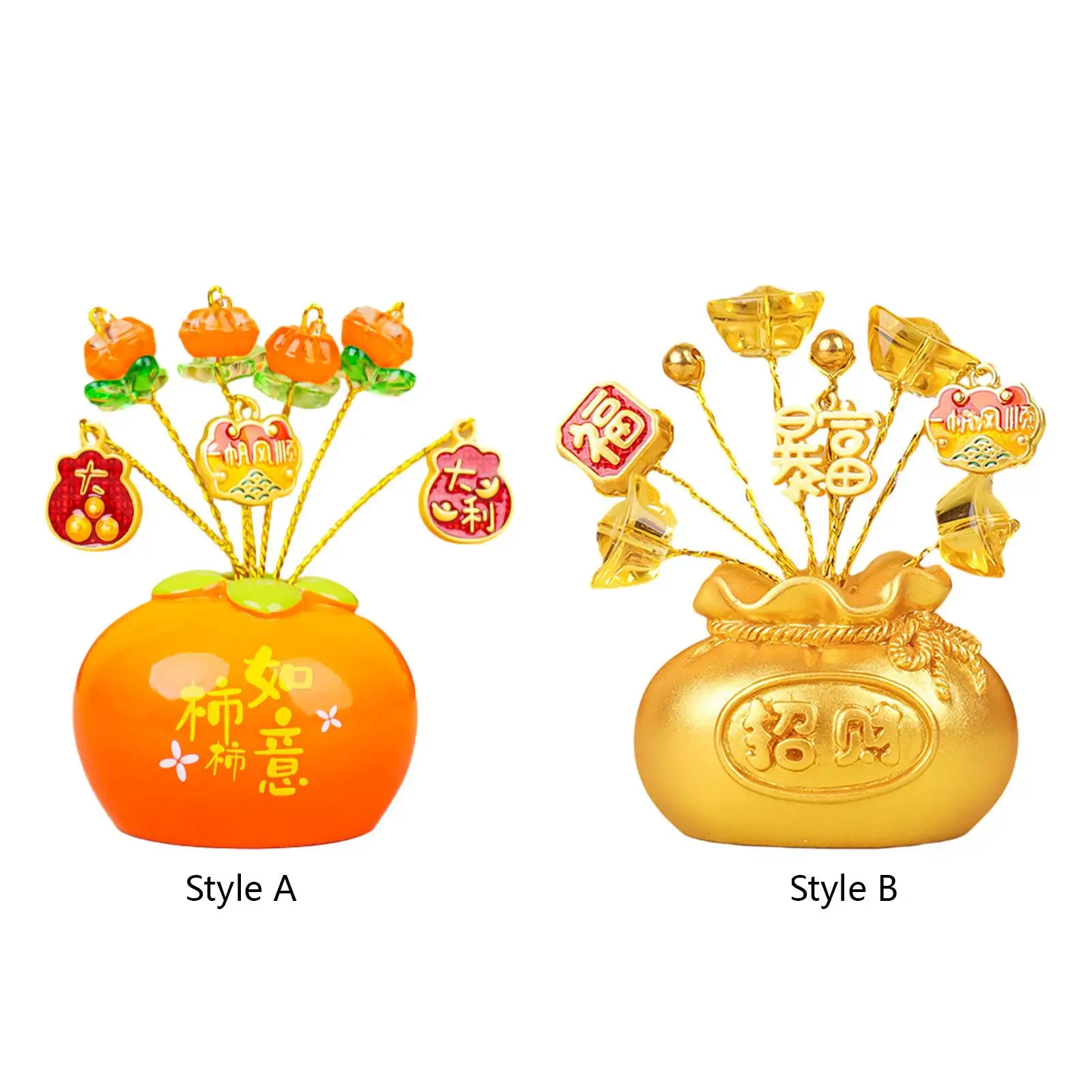 Chinese New Year Fengshui Ornament Decorative Handmade Success Good Luck Decor for Restaurant and Shop Multipurpose