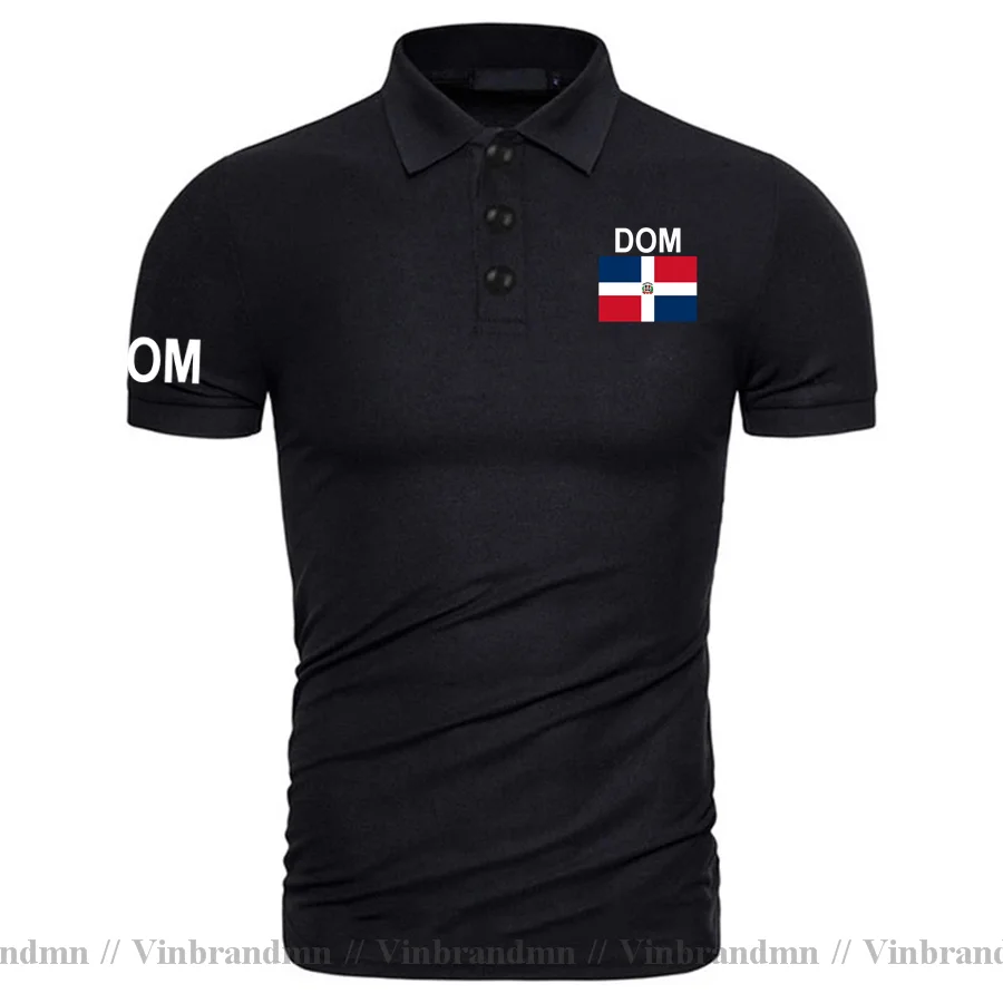 Dominican Republic Dominicana DOM polo shirts men short sleeve white brands printed for country 2021 cotton nation team Dominica