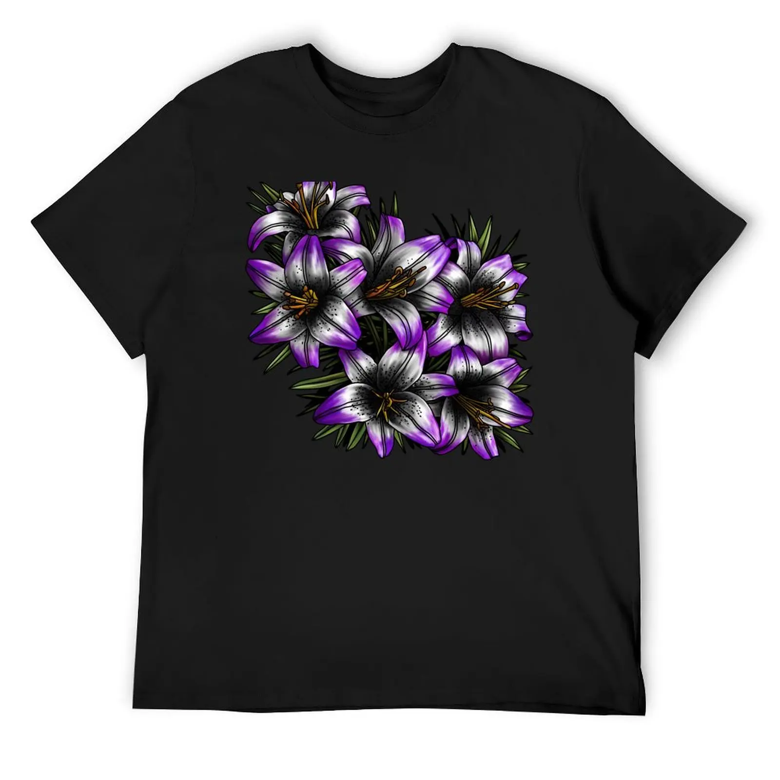 

Ace Lilies T-Shirt summer 2025 quick-drying T-shirts man blacks men t shirt