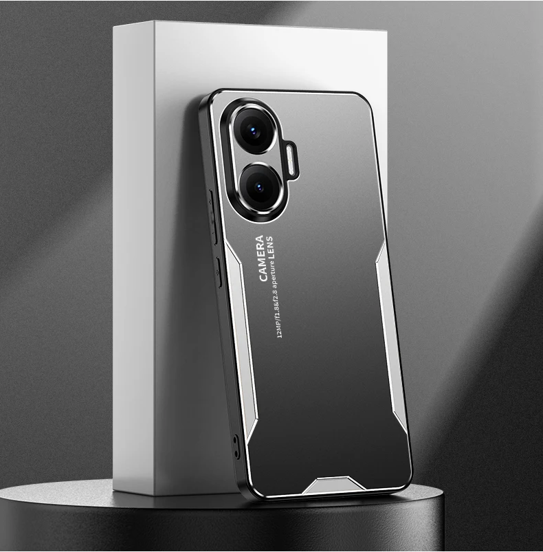 Für Poco F7 Fall Metall Aluminium Schutz Objektiv Frost Verhindern Fingerabdrücke Metall + TPU Abdeckung Für Poco F7 – Detail 11