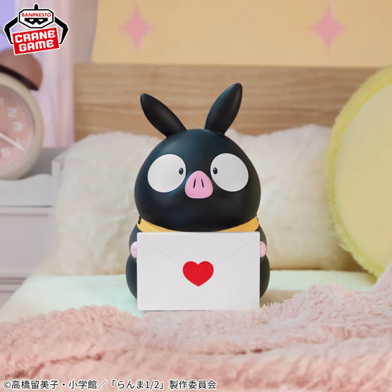 Genuíno original bandai banpresto ranma 1/2 sofvimates p-chan hibiki ryouga anime figura modelo ornamento de mesa brinquedos presente boneca