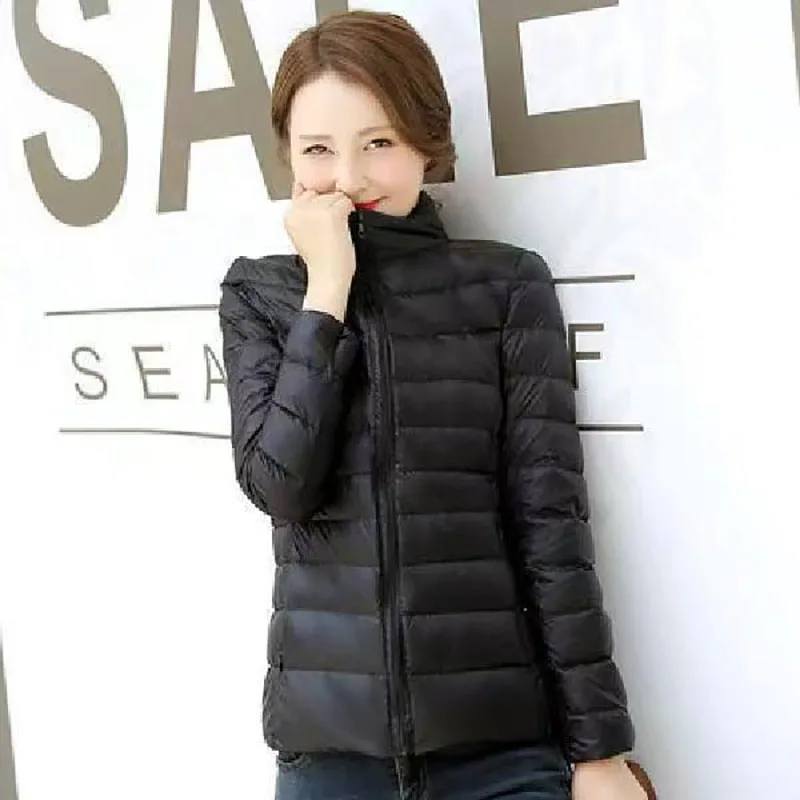 

Lightweight down jacket cotton jacket women's autumn and winter cotton jacket 2025 new Korean style loose short hooded jacket