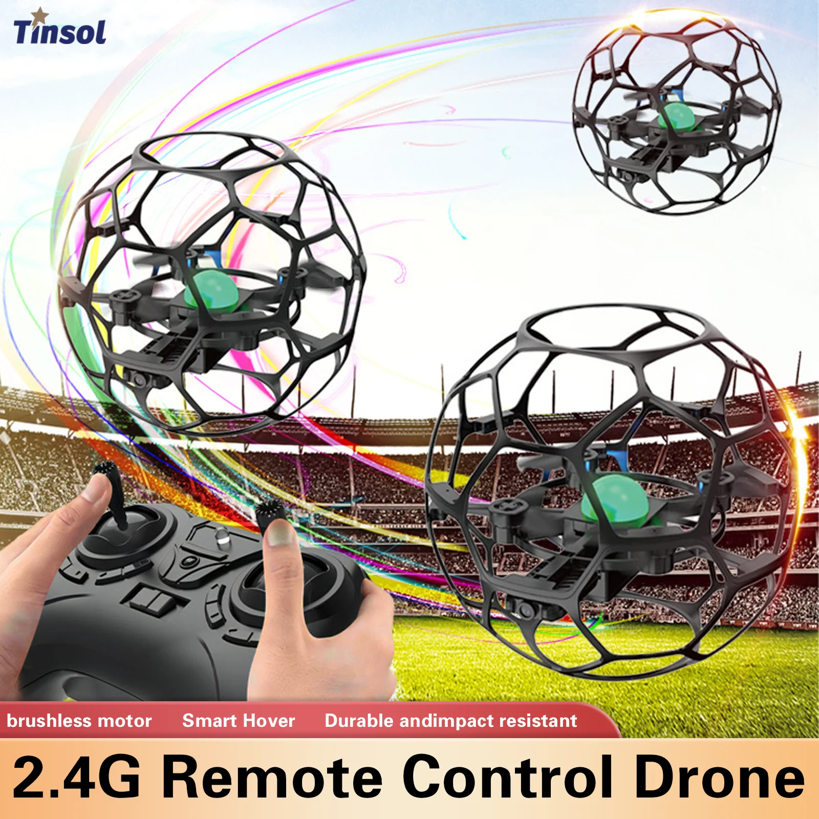 

TINSOL 2.4G Professional RC Football Drone Racing Drone RC Airplane RC Drone Toy Kids Toys