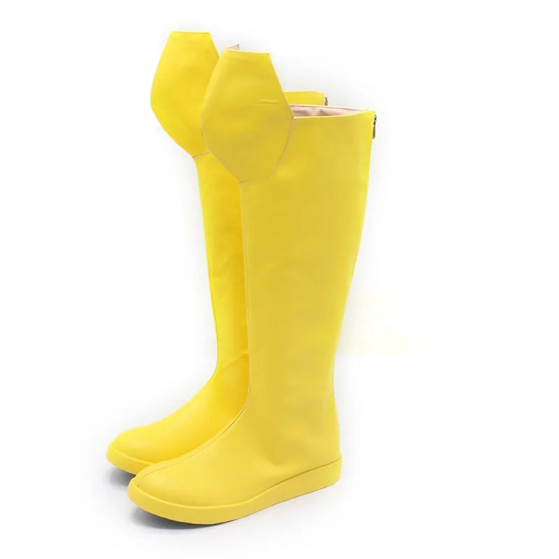 

Yellow Mark Grayson Cosplay Shoes Invincible Mark Boots Custom Made