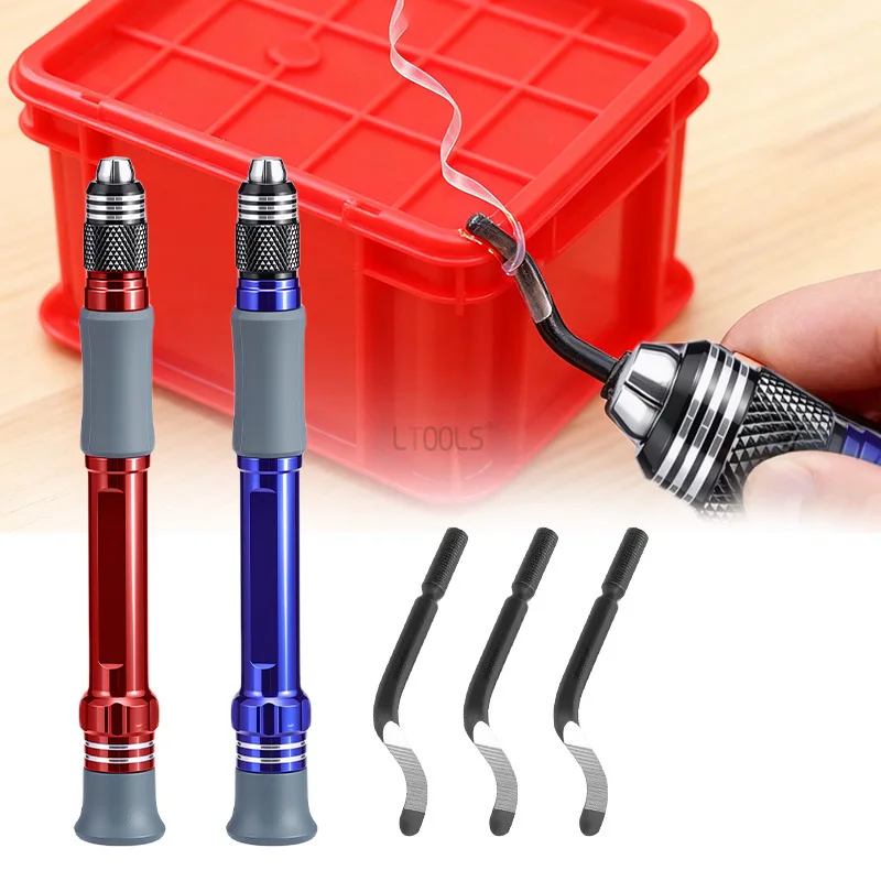 

Wood Deburring Trimming Knife Multi Functional Plastic Manual Scraper Lightweight Aluminum Alloy Handle Replaceable Blade Tools