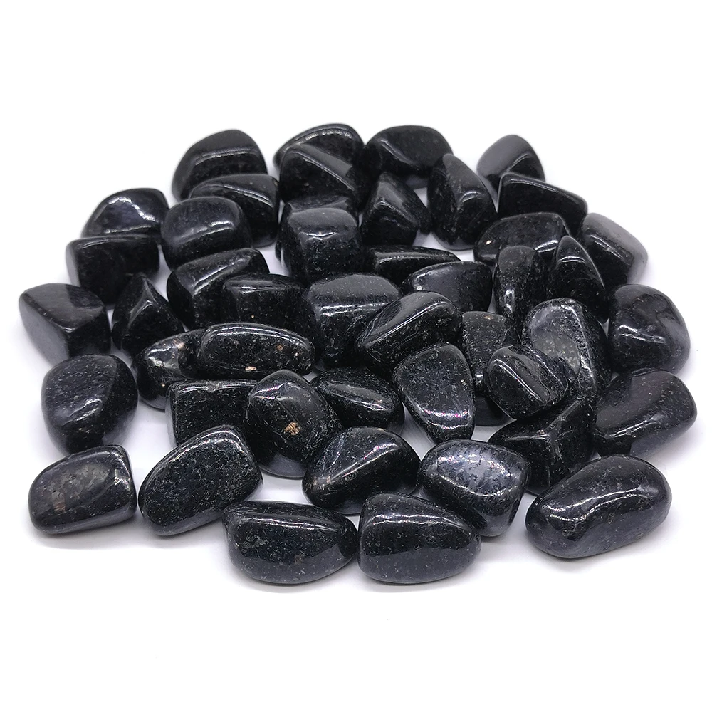 الجملة الطبيعية Nuumite الحصى عينة غير النظامية هبط حجر الريكي شفاء كريستال الكوارتز المعدنية ديكور حوض السمك ديكور المنزل #3