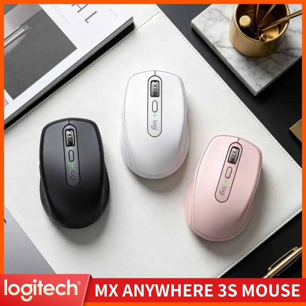 Logitech MX Anywhere 3S Wireless Mouse for Interior Designers High DPI Multi-OS Compatible