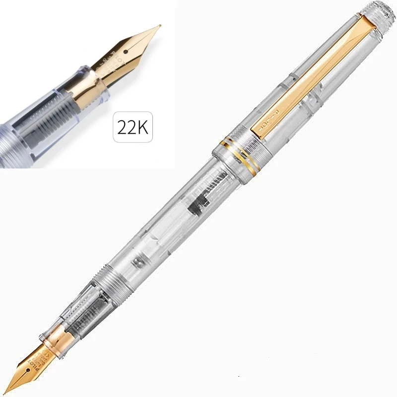 PILOT 78g+ Original Classic Fountain Pen Luxury 22K Golden EF-F-M Nib School Students Practice Writing Ink Pens With Gift Box