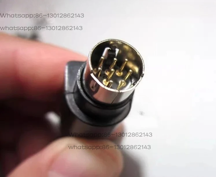 MD8 MD6 MD5 MD4 miniDIN round core, assembled male PLC connector, copper needle gold-plated