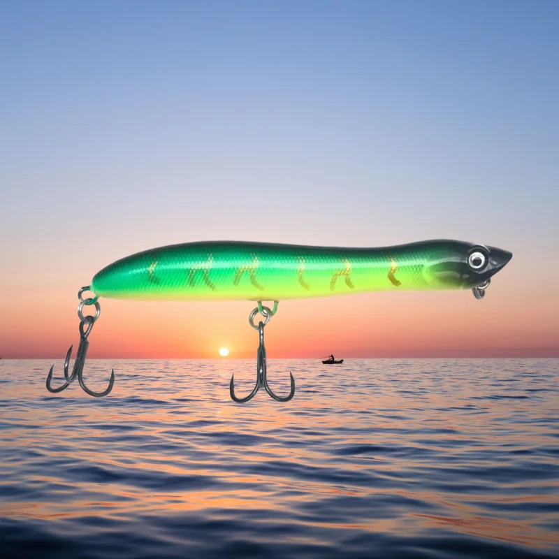 

Topwater Hard Baits Popper 1pcs 84mm 6g Snakehead Fishing Lures Walk Dog Wobbler Fishing Accessories Artificial Lure