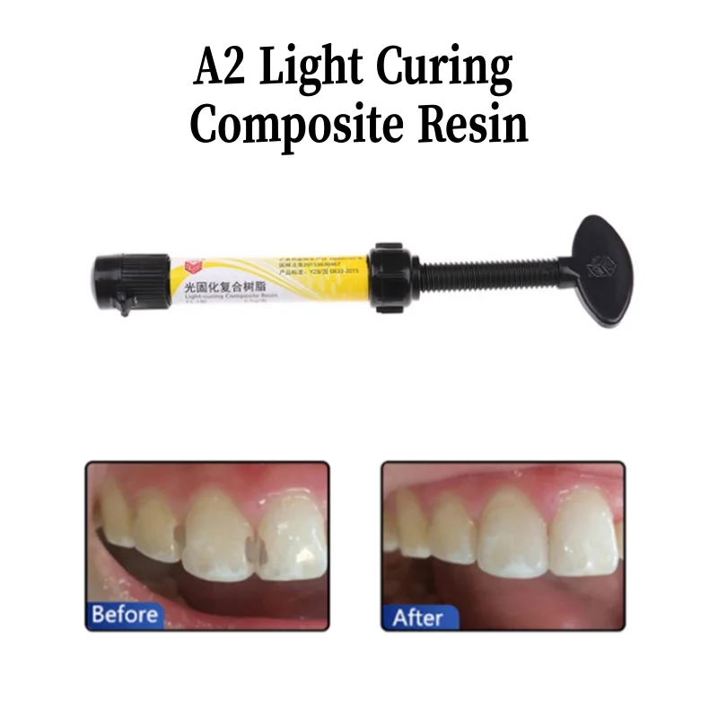 

Универсальная светоотверждаемая композитная смола для пломбирования зубов A2