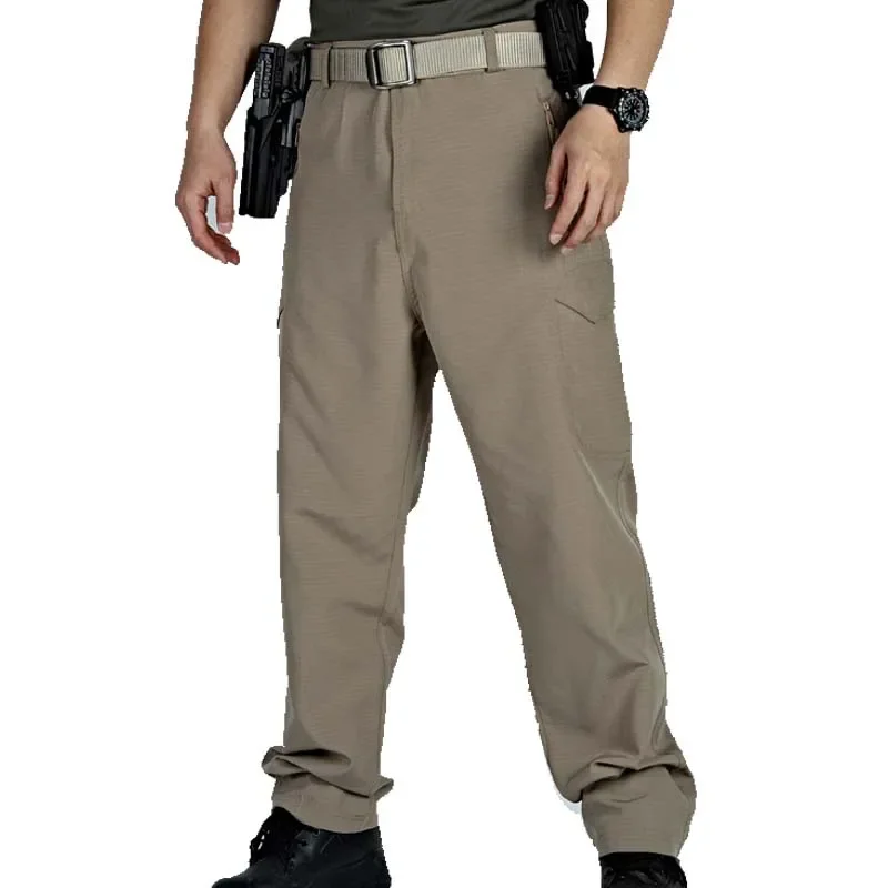 Pantalones tácticos informales de verano, pantalones largos militares ligeros para exteriores, ropa para hombre, impermeable, de secado rápido, nuevo, transpirable para acampar