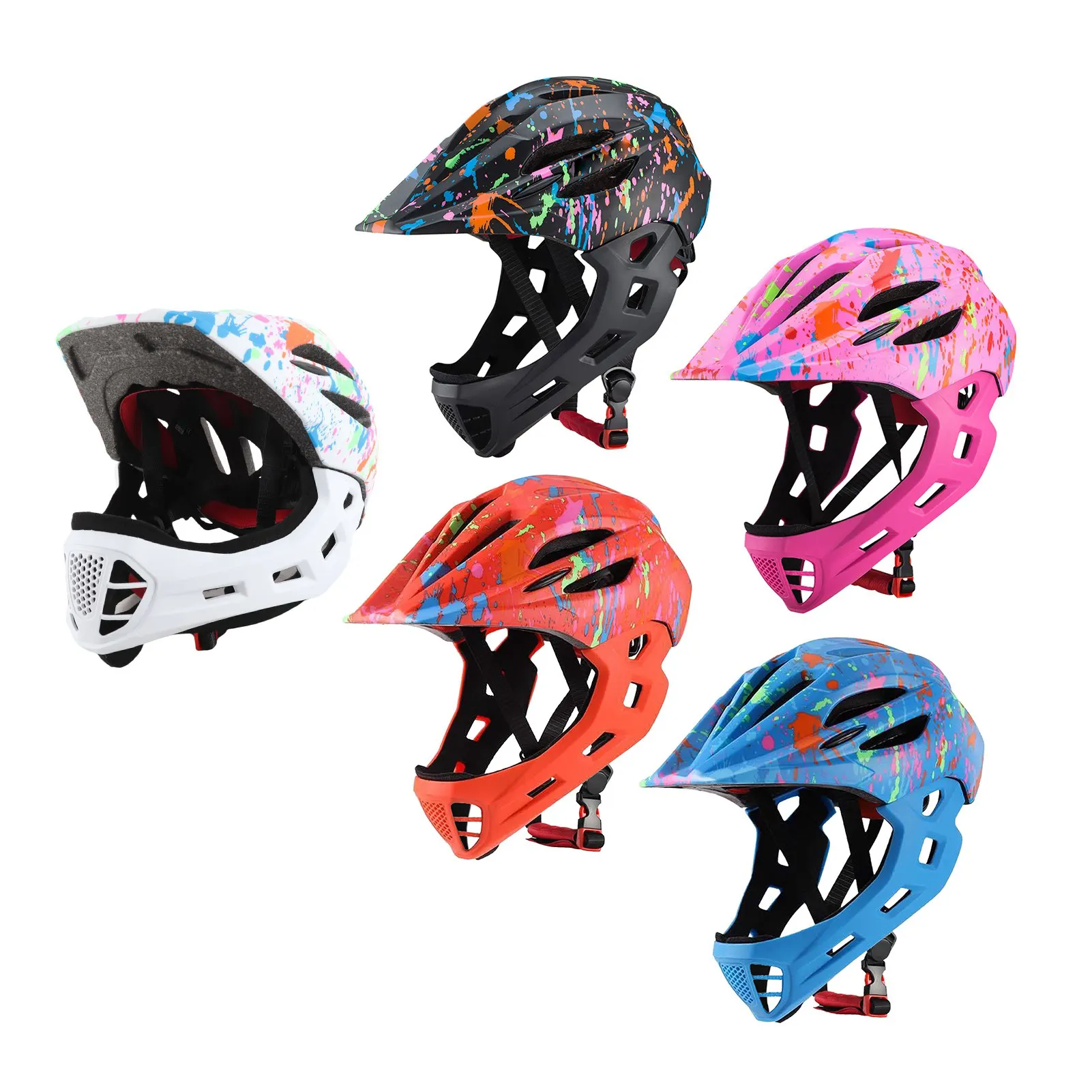 

Children Bike Helmets Hat Breathable Kids Bike Helmets Toddler Lightweight Full Face Bike Helmets with LED Light