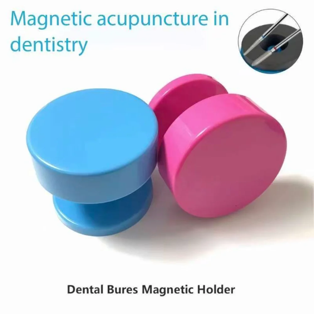 1Pcs Dental Burs Magnetic Holder Suction Base For Dentist Burs Drills Holder Plate Storage Organizer Magnet Tray Dentistry Tools