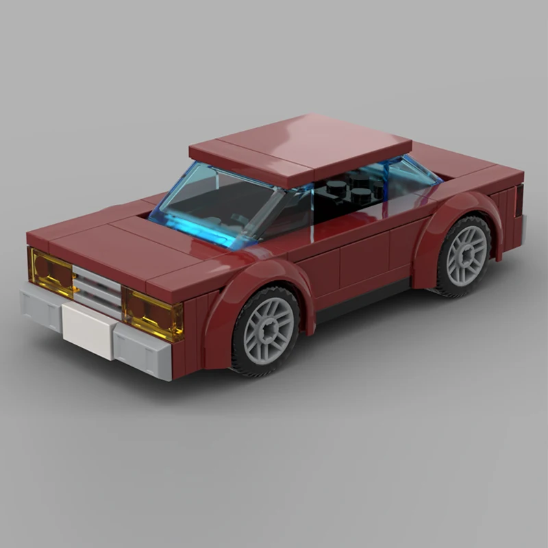 City Car Model MOC Building Bricks Caprice American Full-Size Sedan Modular Technology Children Holiday Gifts Assemble Toys Suit
