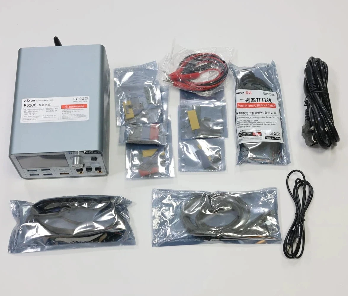 

Intelligent DC Bench Power Supply P3208 320W, with Fast Charge Function & Dedicated Phone Repair Tools