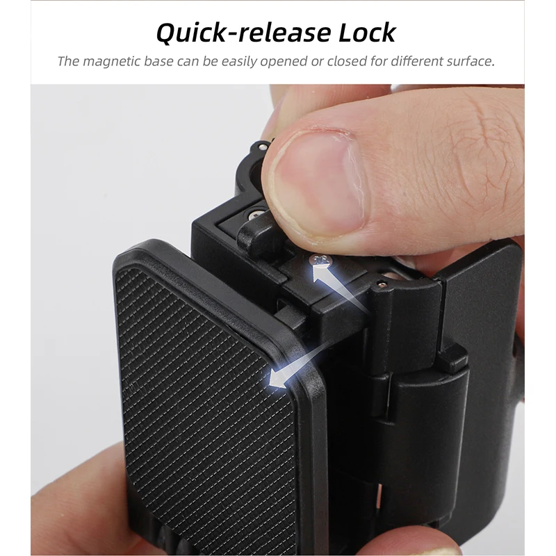 Sunnylife For DJI Osmo Pocket 3 Magnetic Bracket Mount Base Angle Adjustable Multifunctional Desktop Base Camera Accessories