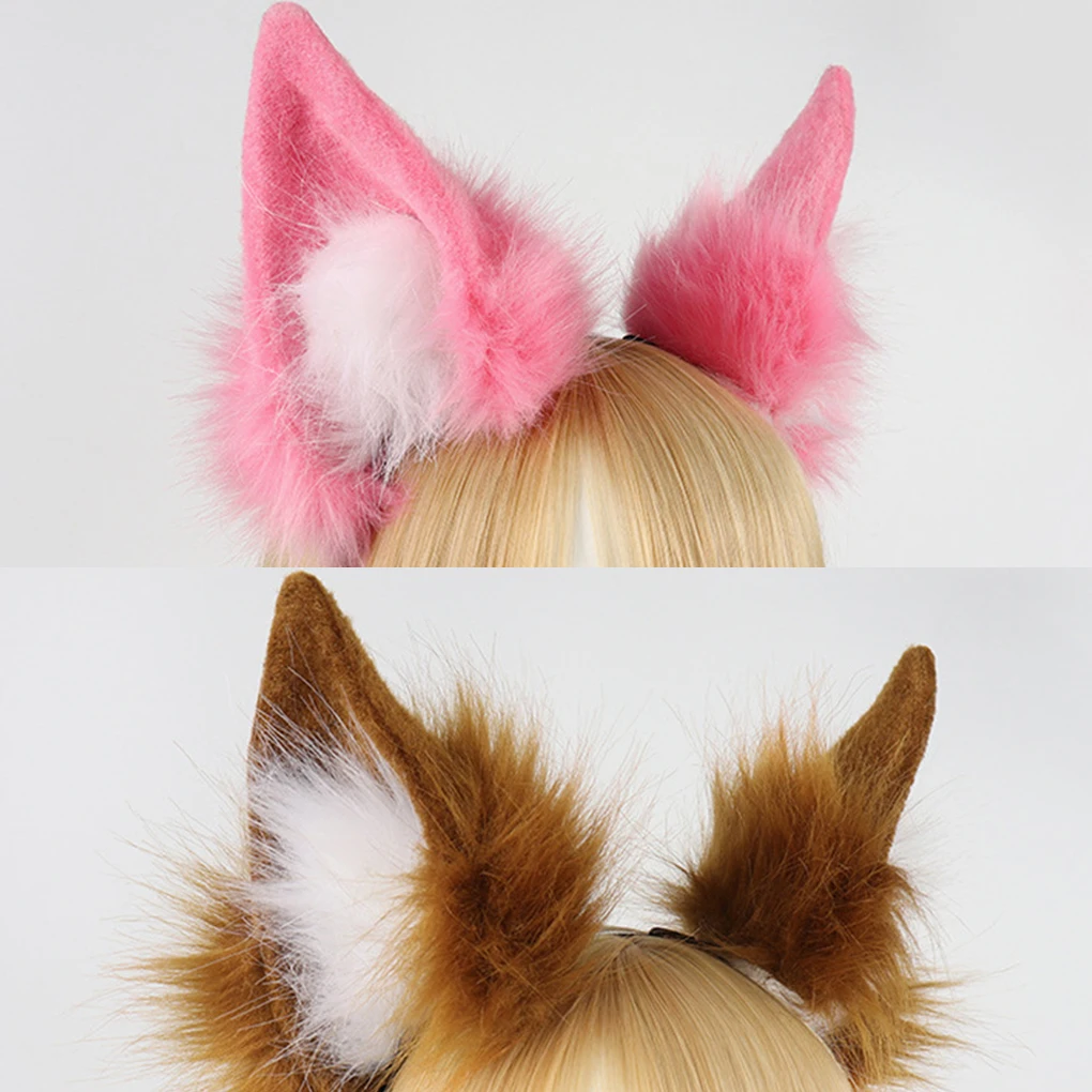 

Cat Wolf Long Tail Ears Kit Dress-Up And Role-Playing Adventures Comfortable To Wear Cute Gifts