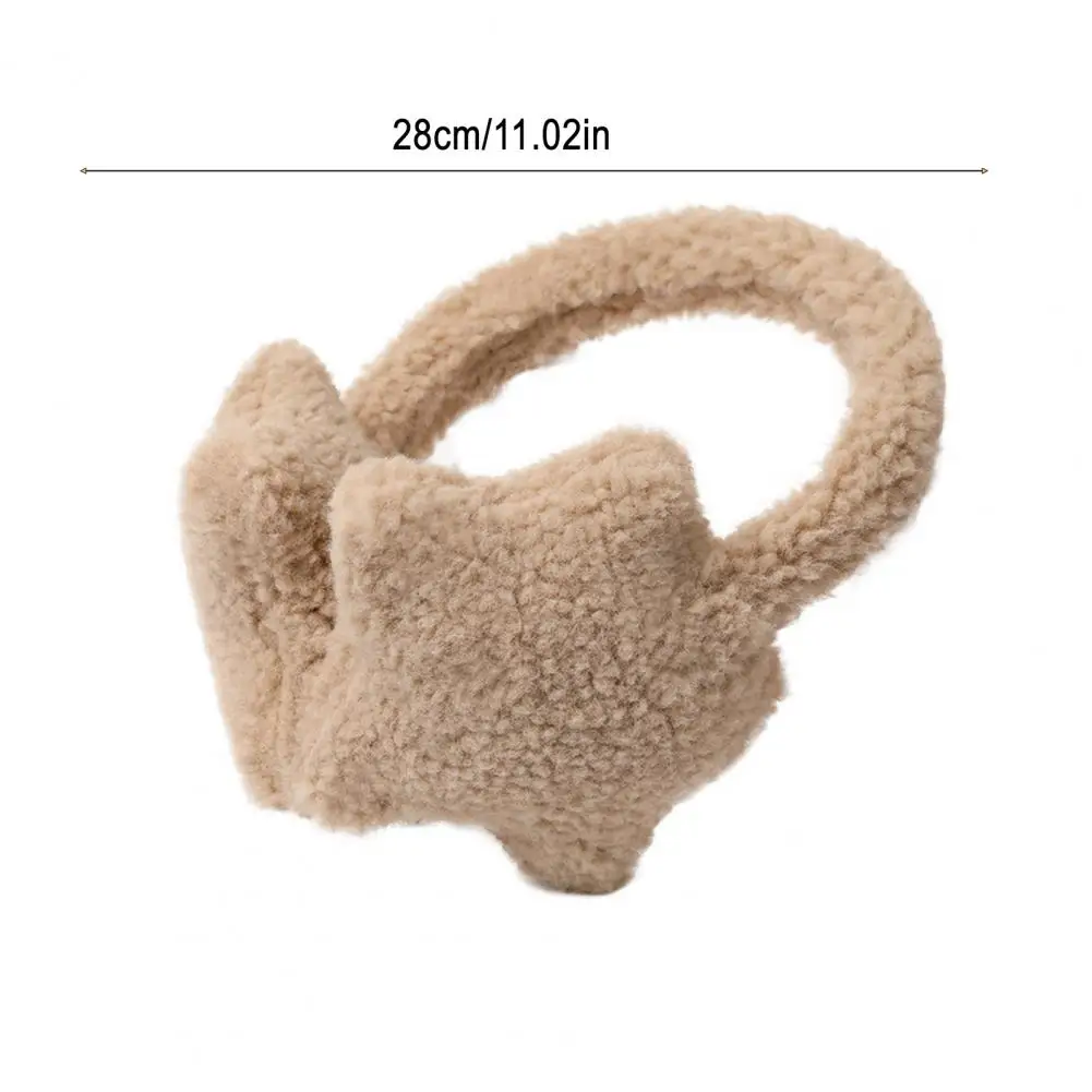 Наушники в форме звезды Ультрамягкие плюшевые теплые зимние наушники Защита ушей от холодного ветра Нечетки наушники Ушники