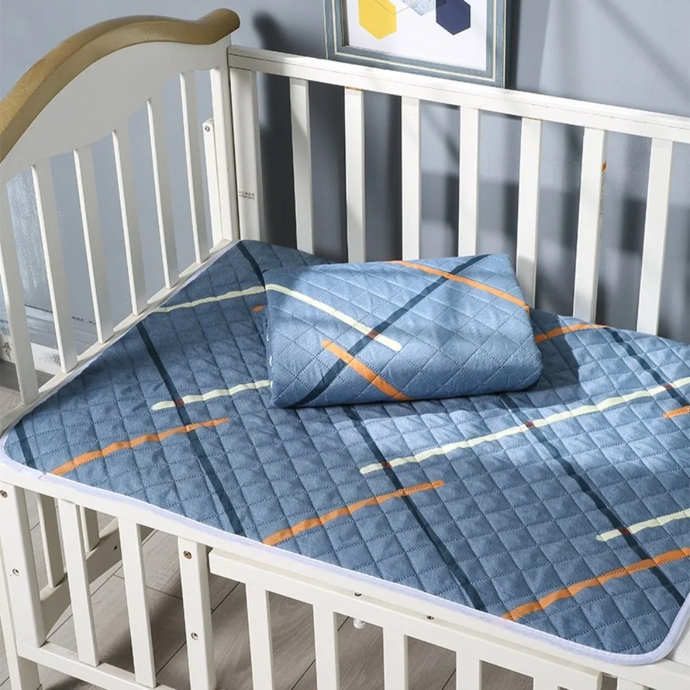 

New 70*90cm Baby Urine Mat Waterproof Cloth Baby Sleeping Underpads Breathable Cute Cartoon Menstruation Pad Toddlers