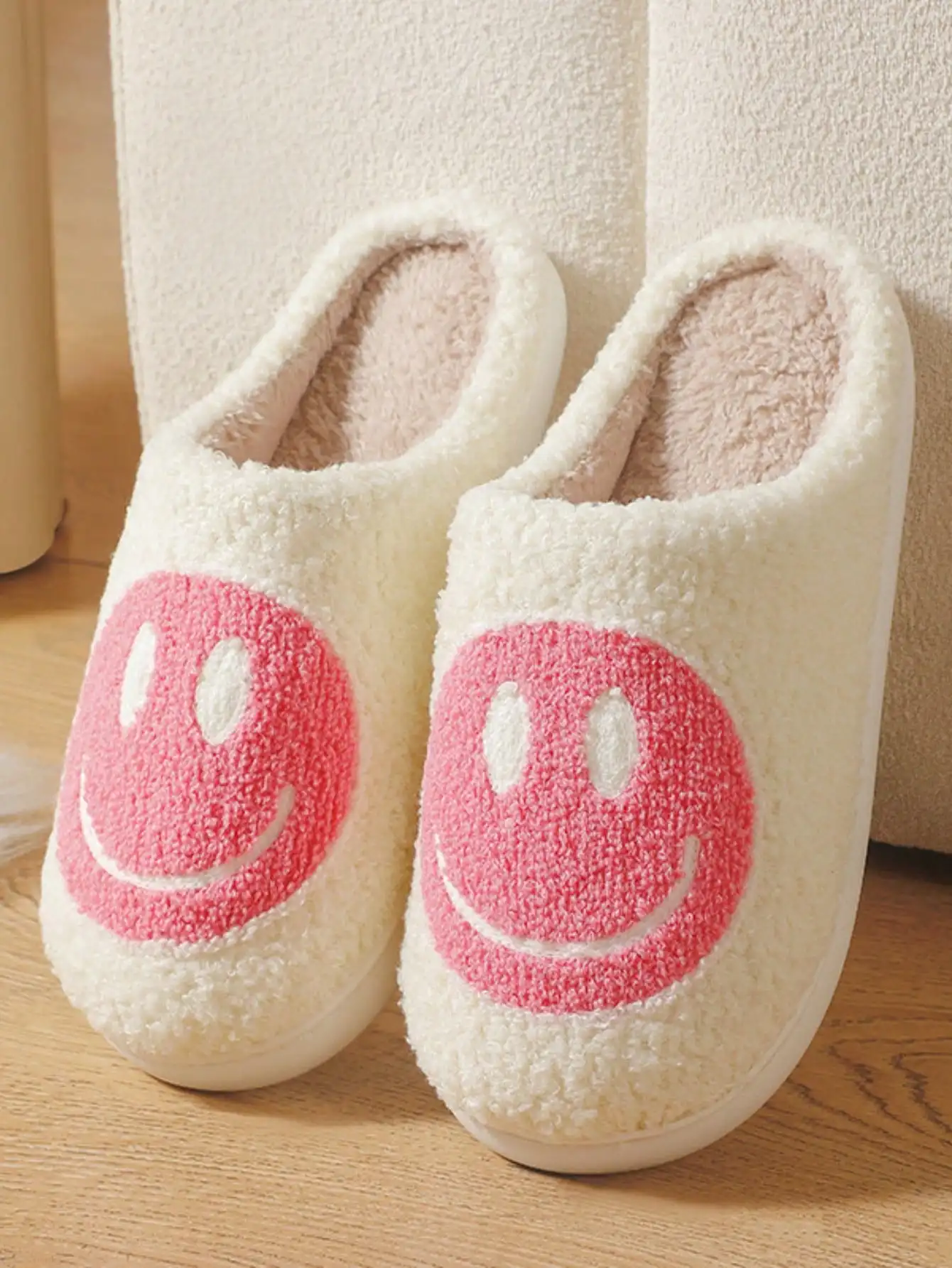 Children's Autumn and Winter Home Indoor Cotton Slippers, Warm Thick-Soled Home Plush Slippers