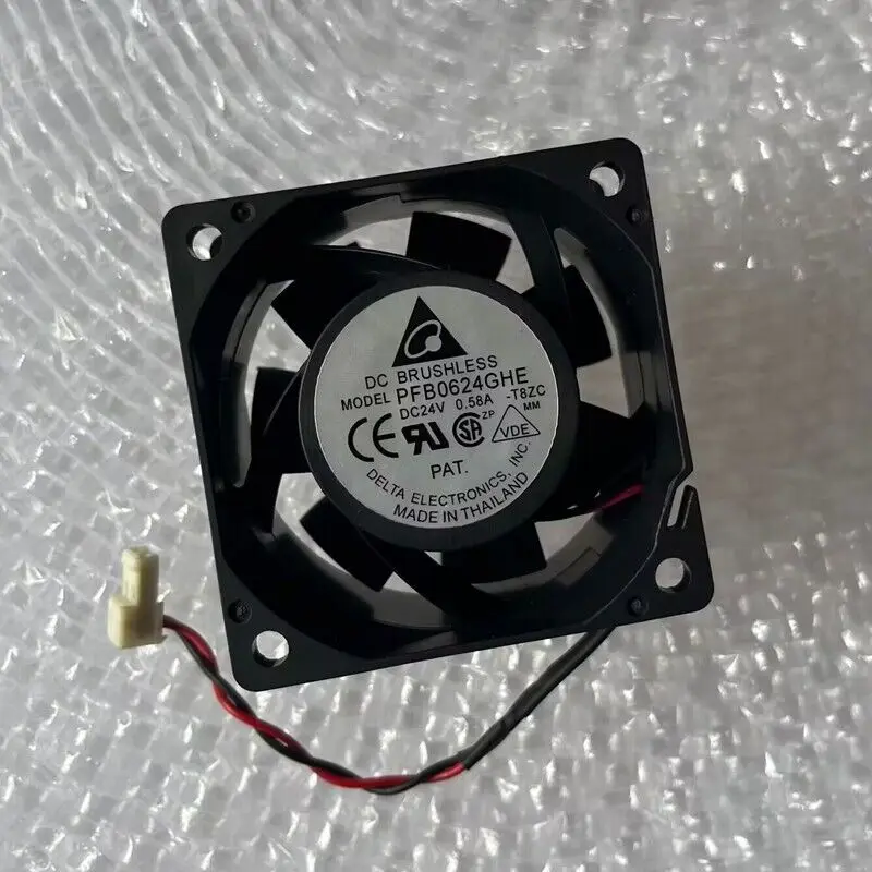 

Delta PFB0624GHE 6038 24V 0.58A 6CM 2-wire high airflow cooling fan