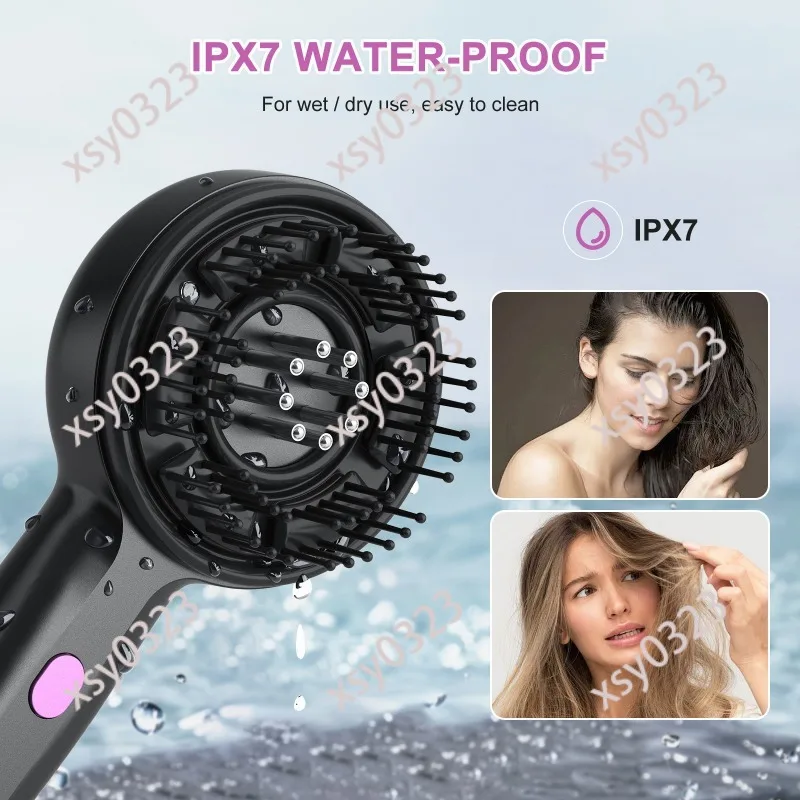 Electric Massage Comb, Red Light Scalp Massager, Hair Serum Essential Oil Import Comb for Scalp Care