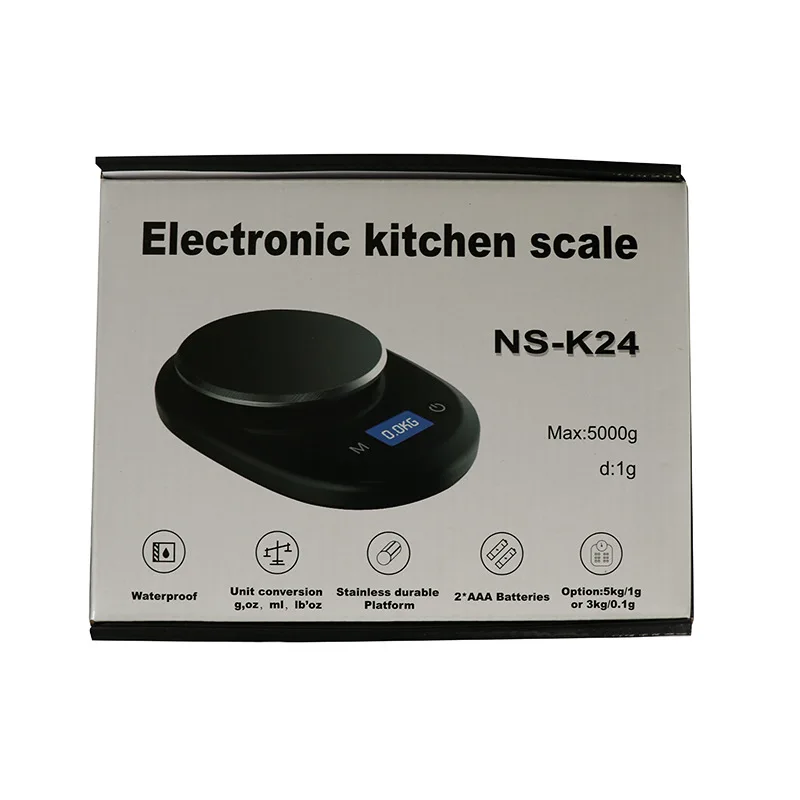 Kitchen electronic scale 5kg food scale mini portable baking scale