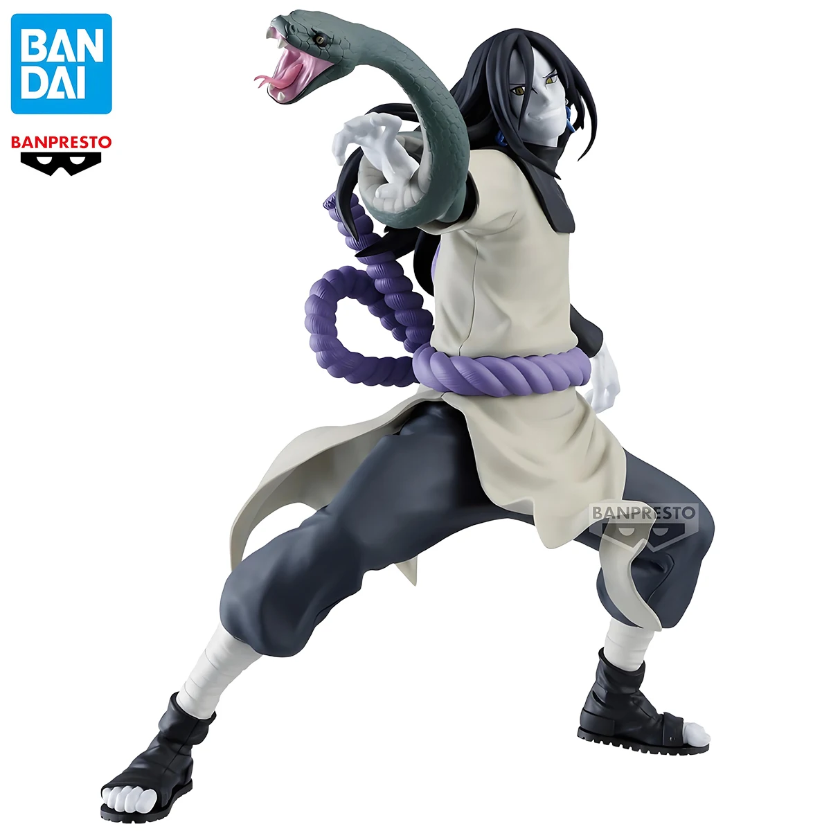 

In Stock Original BANDAI BANPRESTO NARUTO VIBRATION STARS Orochimaru PVC Anime Figures Action Figure Model Toys Gifts