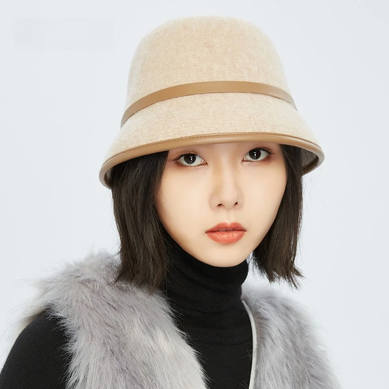 korean-sle-woolen-fierman-hat-faionable-versatile-ular-outdoor-women's-small-autumn-winter-warm-trendy-cap