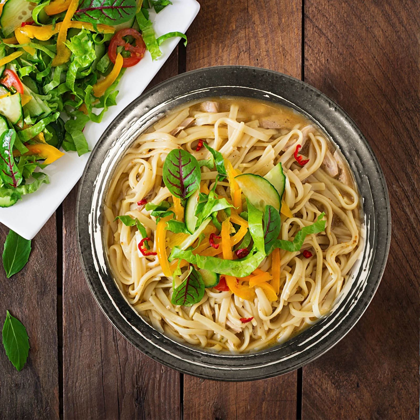 

Ceramic Bowl Japanese Design Food Safe Microwave Dishwasher Suitable Soup Noodles Salad Snacks Home Dining