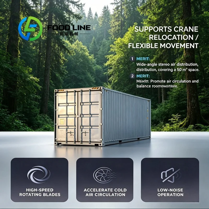 Juice Processing 20Ft Container Cold Room Heat Lock Container Panels Lower Cooling Load For Batch Fresh Fruit Juice Storage